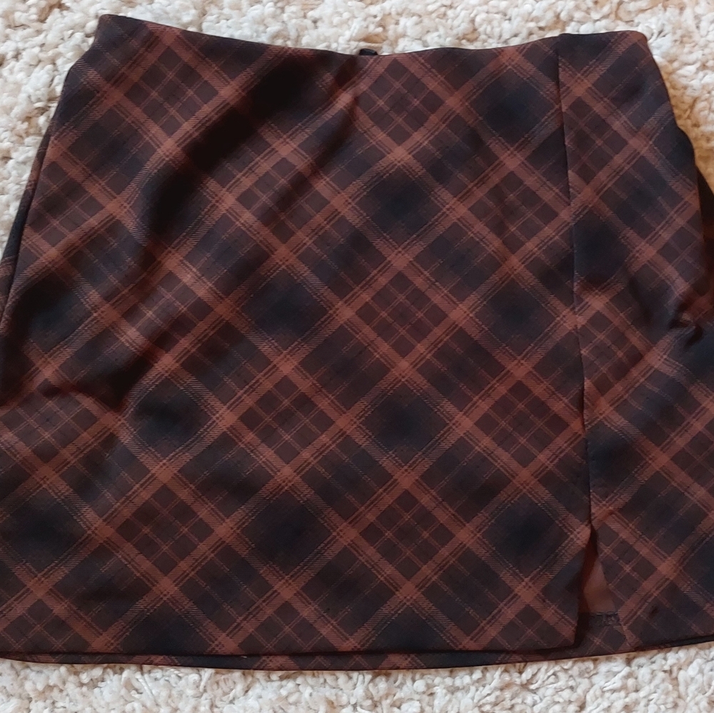 Plaid Mini Skirt